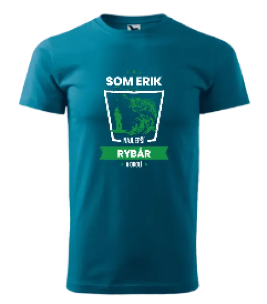 Pánske tričko Najlepší v okolí - rybár
