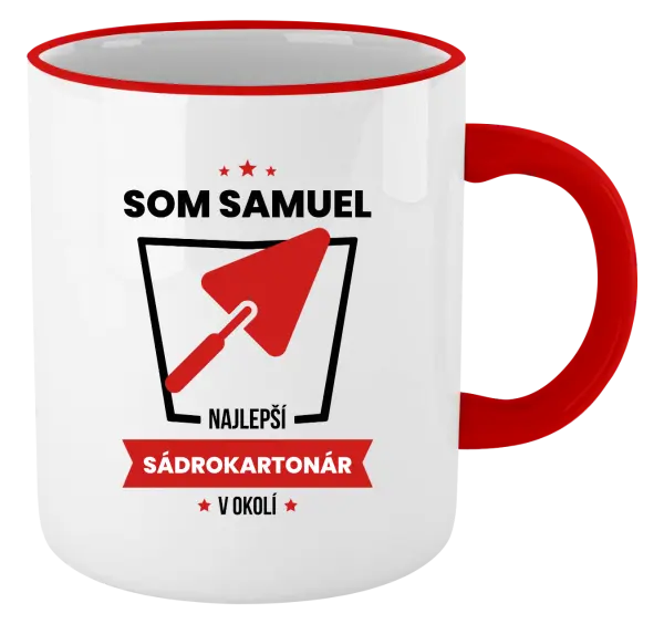 Hrnček Najlepší v okolí - sádrokartonár