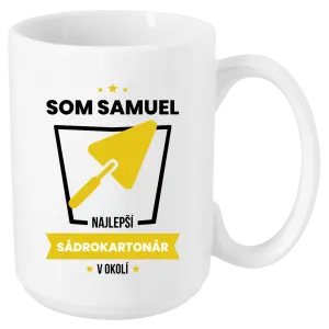 Hrnček Najlepší v okolí - sádrokartonár