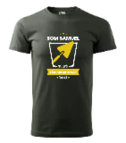 Pánske tričko Najlepší v okolí - sádrokartonár