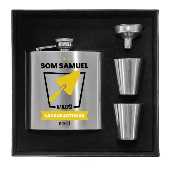 Ploskačka v krabičke Najlepší v okolí - sádrokartonár