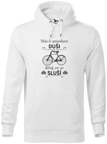 Pánská mikina Máš-li prázdnou duši, dělej, co se sluší