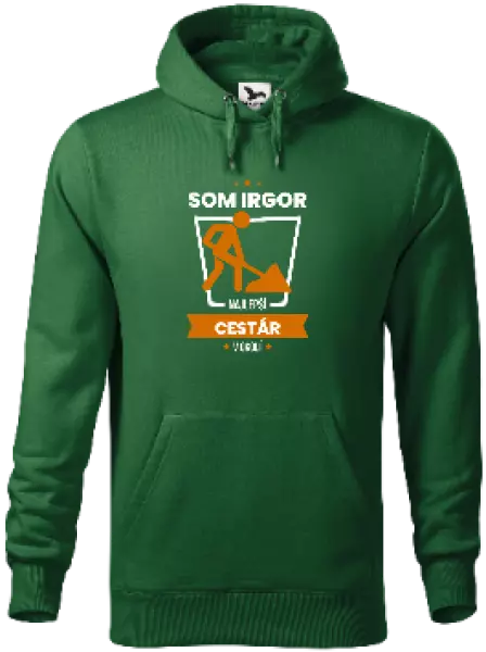 Pánska mikina Najlepší v okolí - cestár