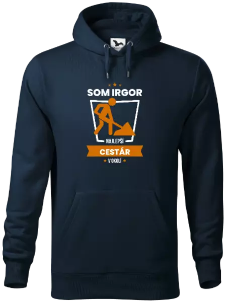 Pánska mikina Najlepší v okolí - cestár