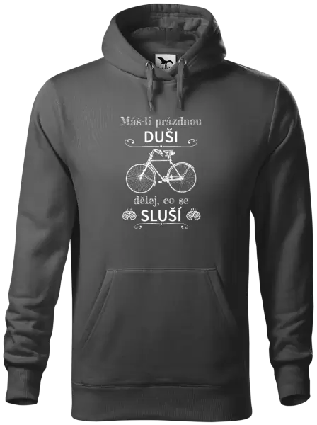 Pánská mikina Máš-li prázdnou duši, dělej, co se sluší