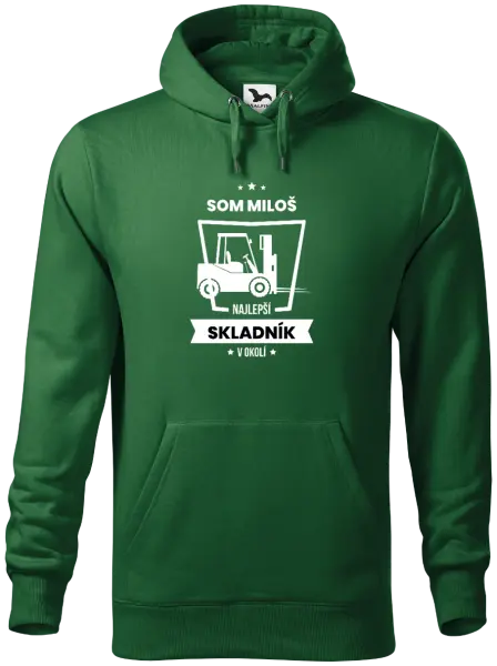 Pánska mikina Najlepší v okolí - skladník