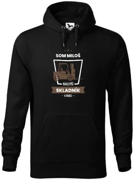 Pánska mikina Najlepší v okolí - skladník