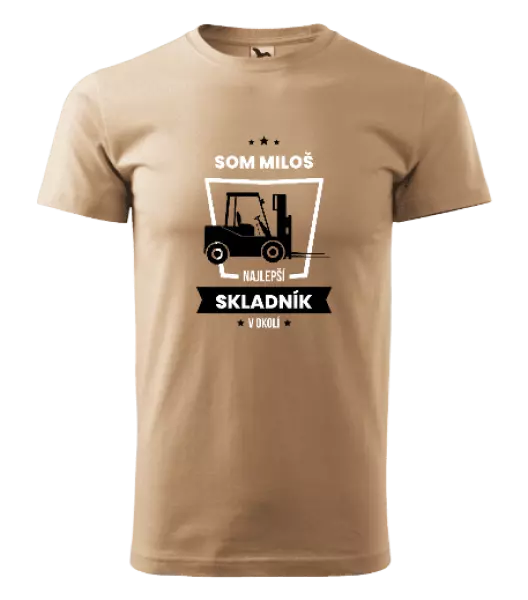 Pánske tričko Najlepší v okolí - skladník