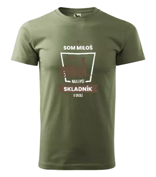 Pánske tričko Najlepší v okolí - skladník