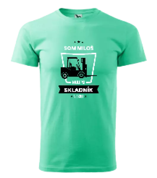 Pánske tričko Najlepší v okolí - skladník