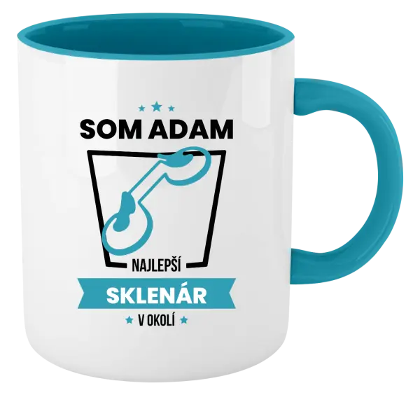 Hrnček  Najlepší v okolí - sklenár