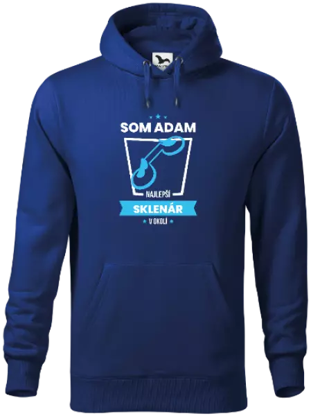 Pánska mikina Najlepší v okolí - sklenár