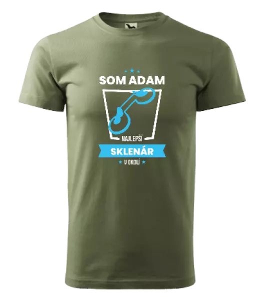 Pánske tričko Najlepší v okolí - sklenár