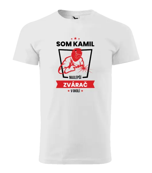 Pánske tričko Najlepší v okolí - zvárač