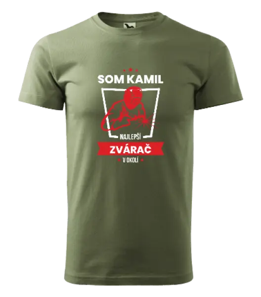 Pánske tričko Najlepší v okolí - zvárač
