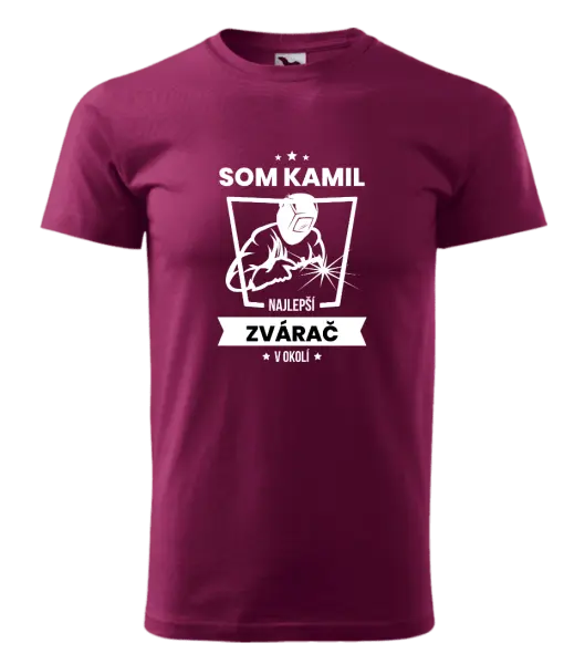 Pánske tričko Najlepší v okolí - zvárač