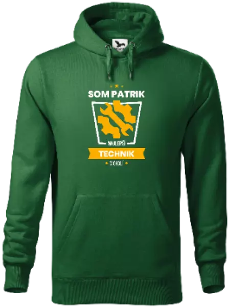 Pánska mikina Najlepší v okolí - technik