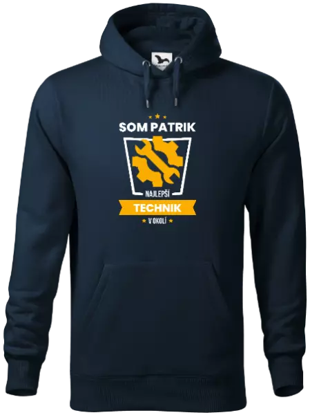 Pánska mikina Najlepší v okolí - technik