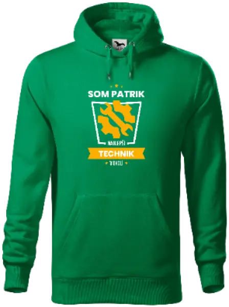 Pánska mikina Najlepší v okolí - technik
