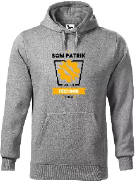Pánska mikina Najlepší v okolí - technik