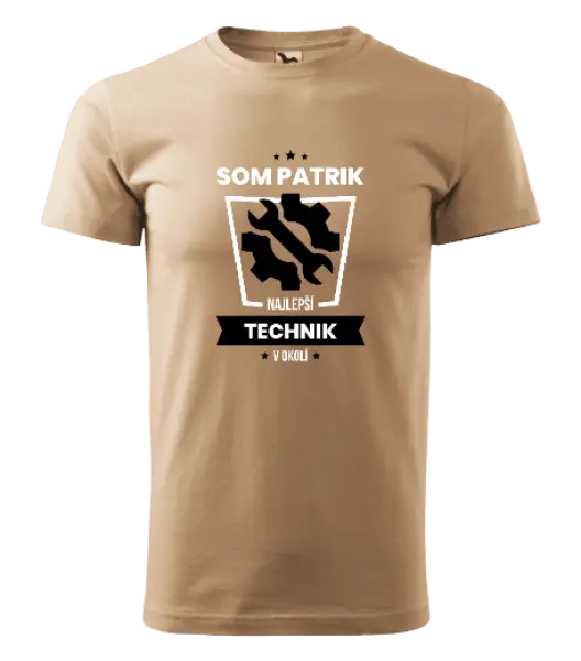 Pánske tričko Najlepší v okolí - technik