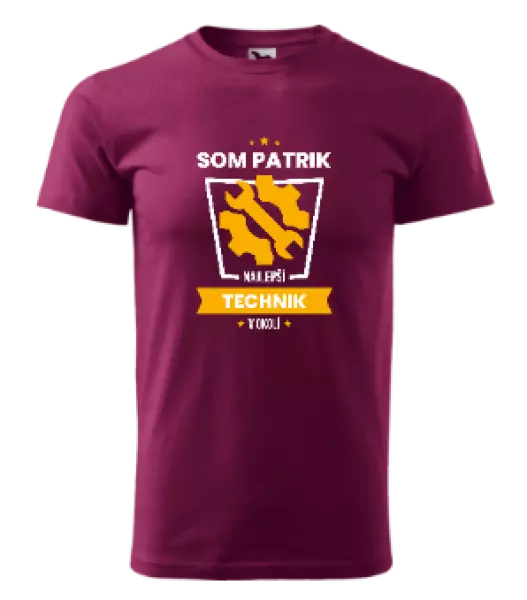 Pánske tričko Najlepší v okolí - technik
