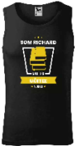 Pánske tielko Najlepší v okolí - učiteľ