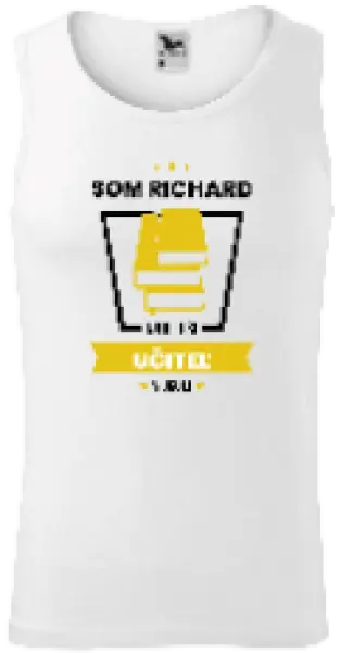 Pánske tielko Najlepší v okolí - učiteľ