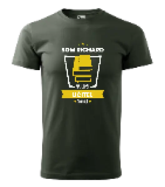 Pánske tričko Najlepší v okolí - učiteľ