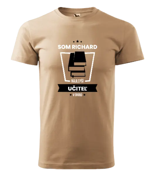 Pánske tričko Najlepší v okolí - učiteľ