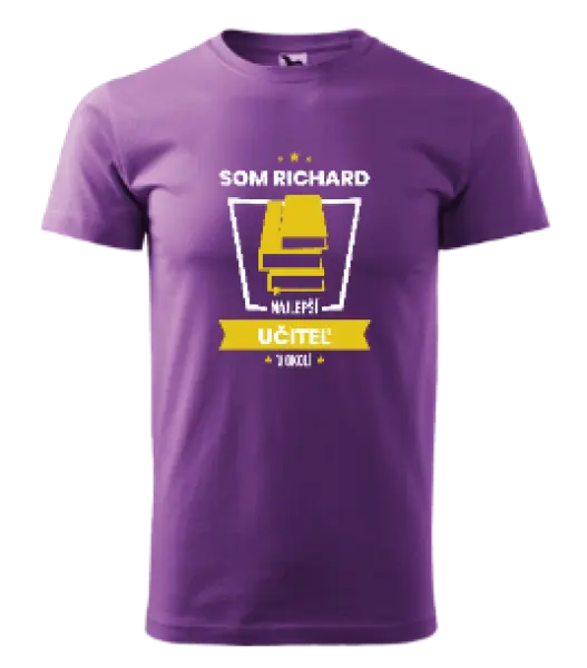 Pánske tričko Najlepší v okolí - učiteľ