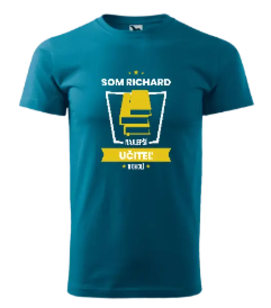 Pánske tričko Najlepší v okolí - učiteľ