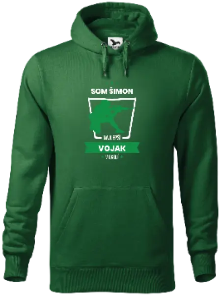 Pánska mikina Najlepší v okolí - vojak