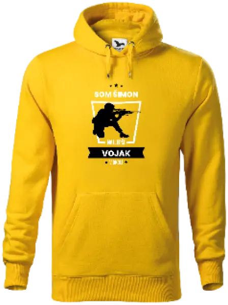 Pánska mikina Najlepší v okolí - vojak