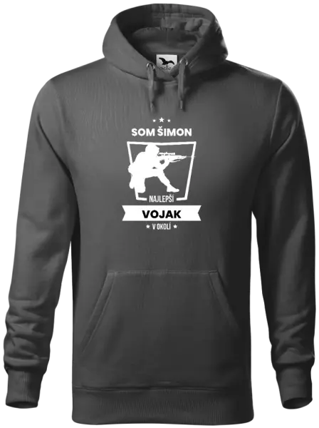 Pánska mikina Najlepší v okolí - vojak