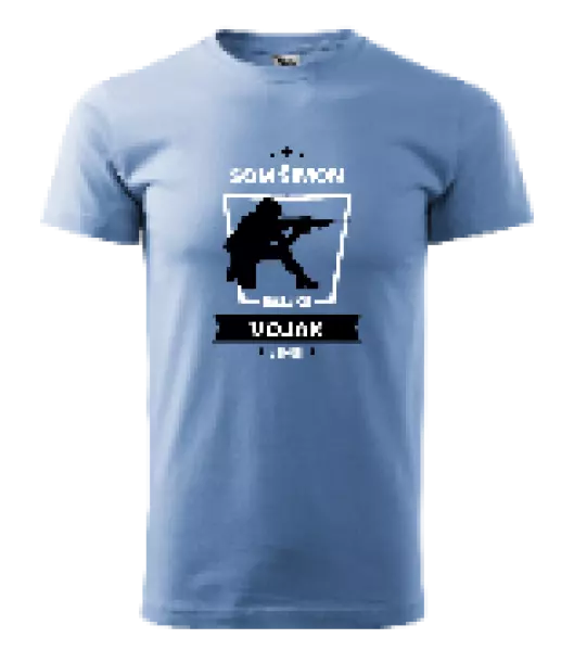 Pánske tričko Najlepší v okolí - vojak