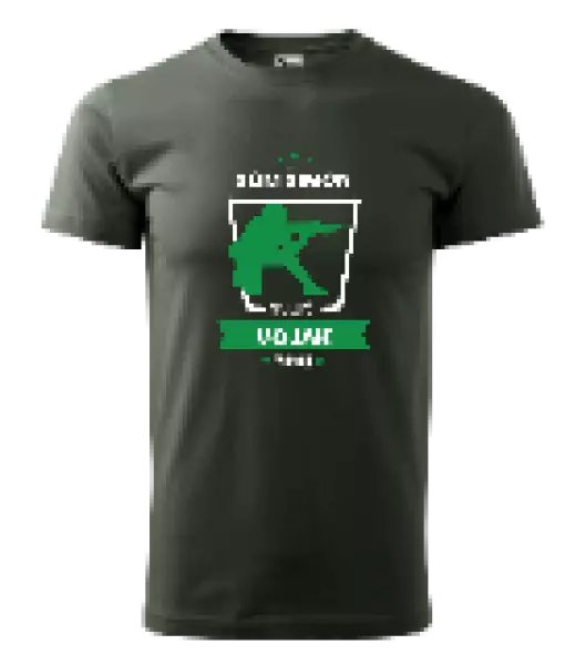 Pánske tričko Najlepší v okolí - vojak