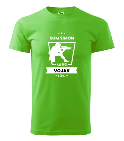 Pánske tričko Najlepší v okolí - vojak