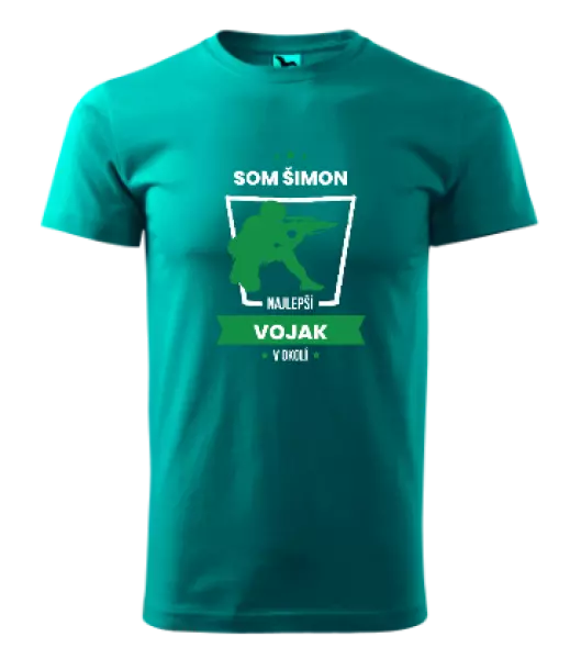 Pánske tričko Najlepší v okolí - vojak