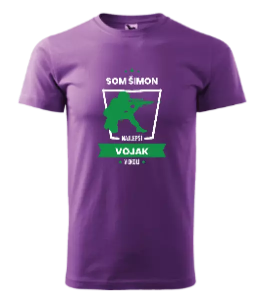 Pánske tričko Najlepší v okolí - vojak