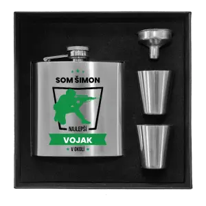 Ploskačka v krabičke Najlepší v okolí - vojak