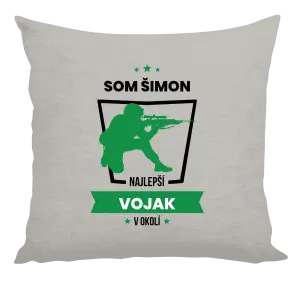 Vankúš Najlepší v okolí - vojak