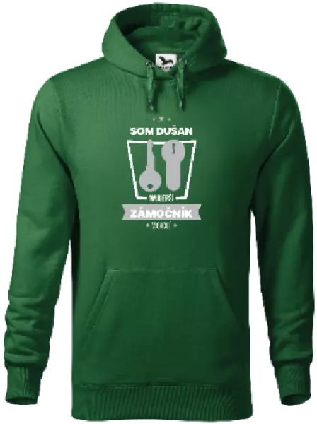 Pánska mikina Najlepší v okolí - zámočník