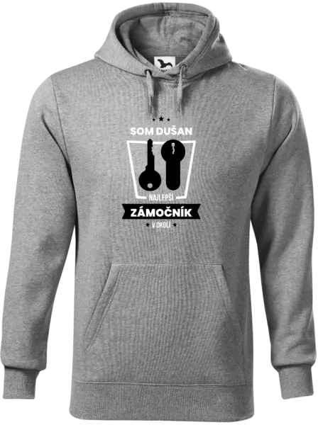 Pánska mikina Najlepší v okolí - zámočník