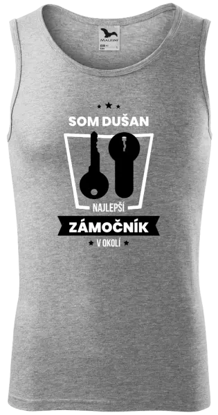 Pánske tielko Najlepší v okolí - zámočník