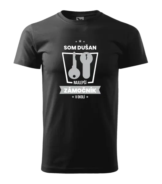 Pánske tričko Najlepší v okolí - zámočník