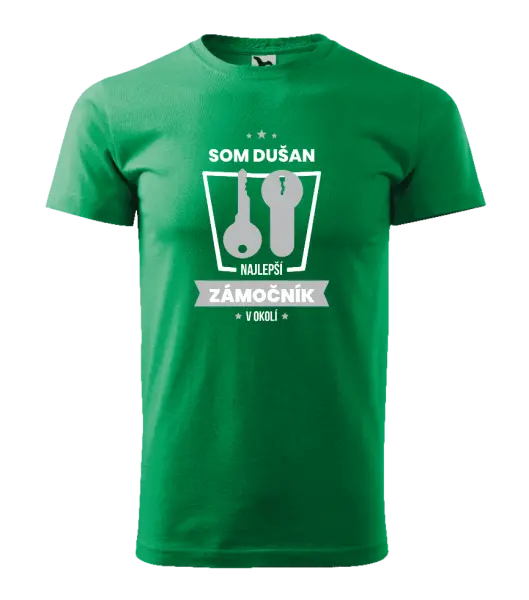 Pánske tričko Najlepší v okolí - zámočník