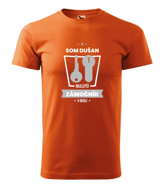 Pánske tričko Najlepší v okolí - zámočník