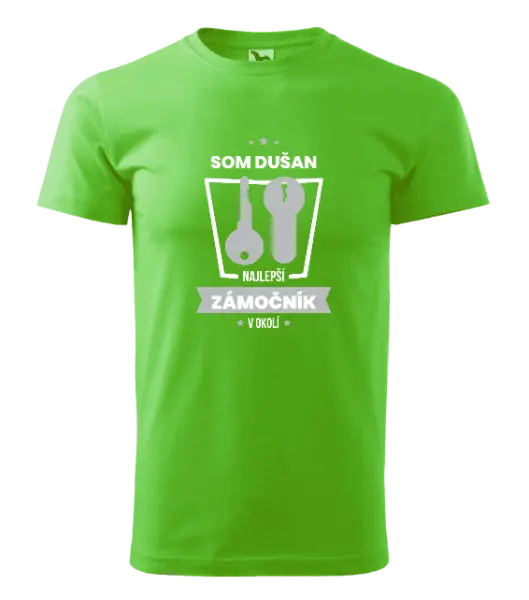Pánske tričko Najlepší v okolí - zámočník