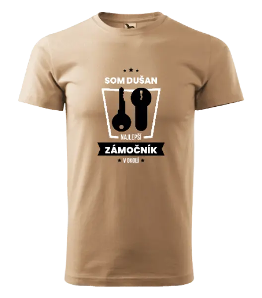 Pánske tričko Najlepší v okolí - zámočník